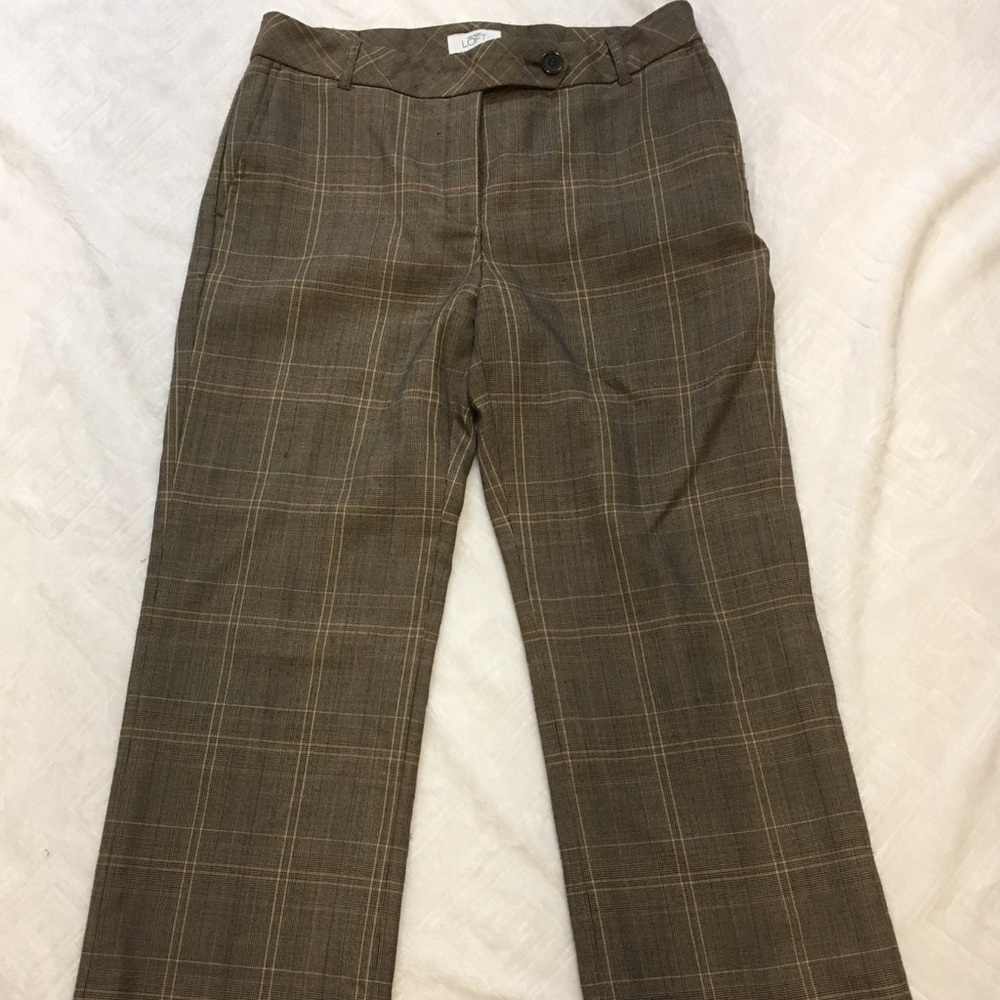 LOFT Brown dress pants